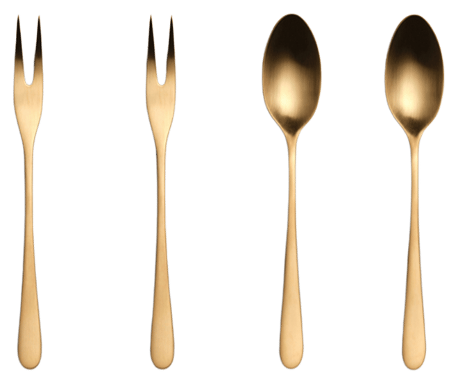 4-Pc Appetizer Fork Set