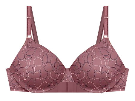 Warners Purple Floral This Is Not A Bra Full-Coverage T-Shirt Bra 01593