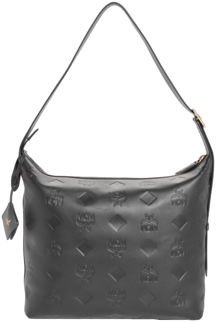MCM バッグ MCM Large Aren Maxi Monogram Leather Shoulder Bag