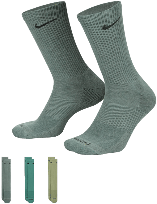 Nike Dri-FIT Everyday Plus Cushion Crew Socks - 3 Pack