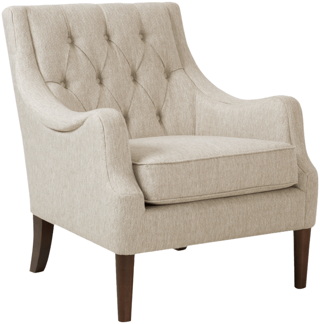 Qwen 33.5" High Button Tufted Accent Chair