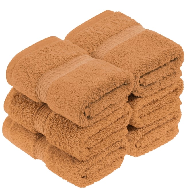 100% Egyptian Cotton 6-Pc Face Towel Set