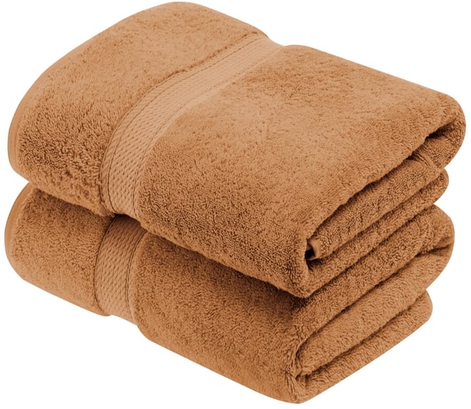 100% Egyptian Cotton 2-Pc Bath Towel Set