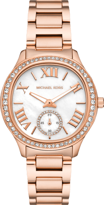 Women's Sage Three-Hand Rose Gold-Tone Stainless Steel Watch 38mm