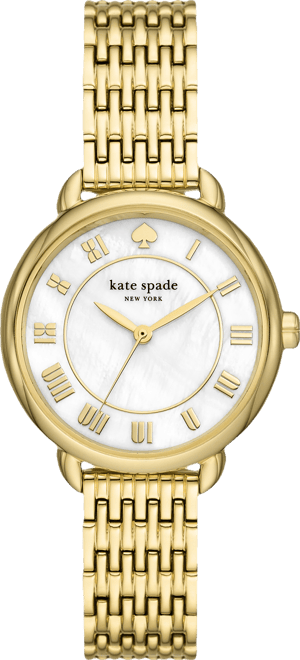 Women's Lily Avenue Three Hand Gold-Tone Stainless Steel Watch 34mm