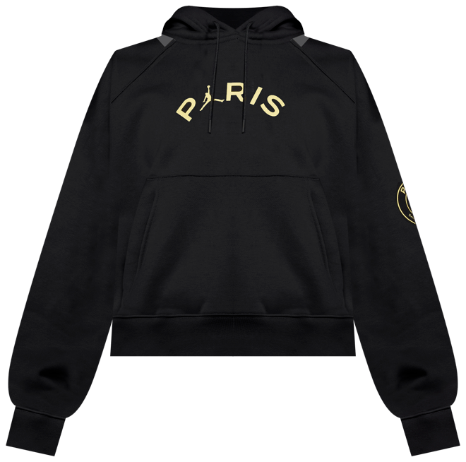 Paris Saint-Germain Brooklyn Fleece Jordan-pullover-fodbold-hættetrøje til kvinder