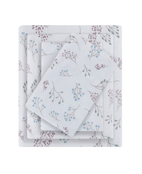 Extra Deep Pocket Cotton Flannel 4-Pc. Sheet Set, Queen