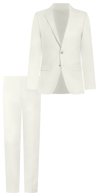 Perry Ellis Men's Modern-Fit Solid Nested Suit