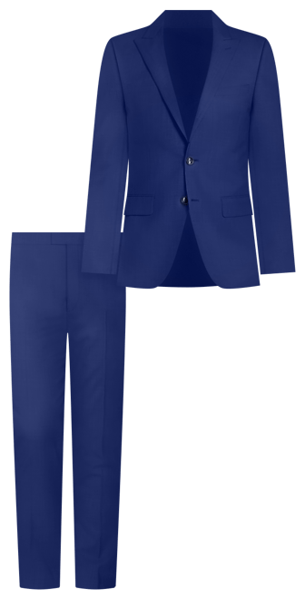 Perry Ellis Men's Modern-Fit Solid Nested Suit