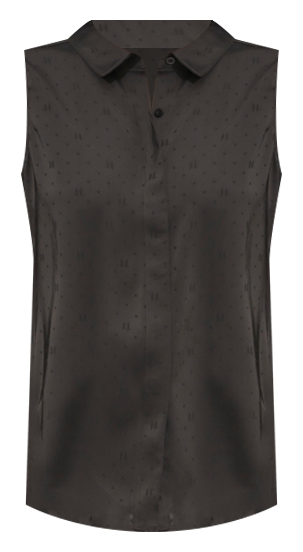 Women's Jacquard Logo Sleeveless Shirt