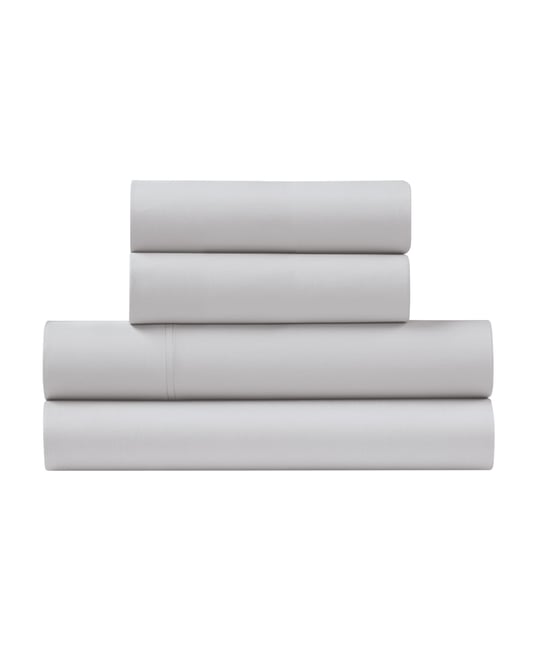 Percale Cool and Crisp 300 Thread Count 100% Cotton 4-Pc. Sheet Set, Queen