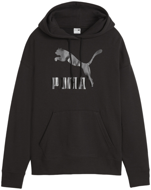 PUMA CLASSICS Shiny Logo Hoodie