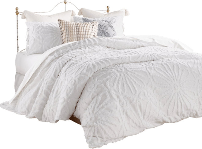 Chenille Medallion 3-Pc. Comforter Set, King