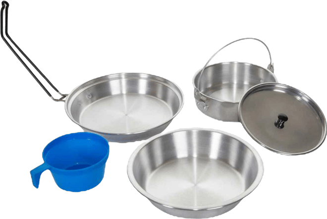 Stan sport Heavy Duty Aluminum Cook Set 1 Person