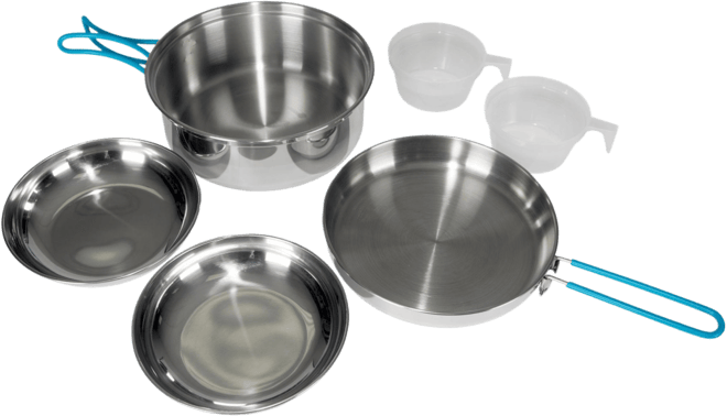 Stan sport 2 Person Cook Set Stainless Steel