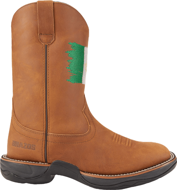 Brazos Men's Maverick Mexico Flag 2.0 Boots