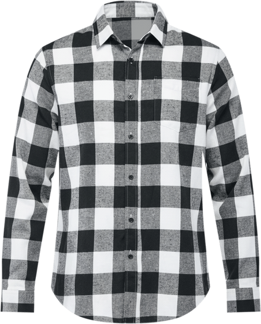 Men's Button Down Classic Fit Flannel Shirt