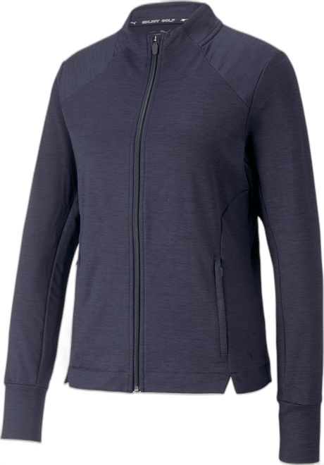PUMA Women's CLOUDSPUN Heather Full Zip Golf Jacket - Carl's Golfland
