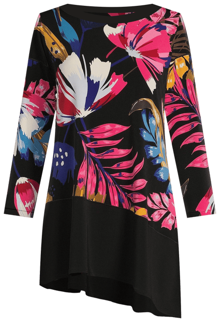 Eva Varro Knit Jersey A-Line Pull-On Midi Skirt