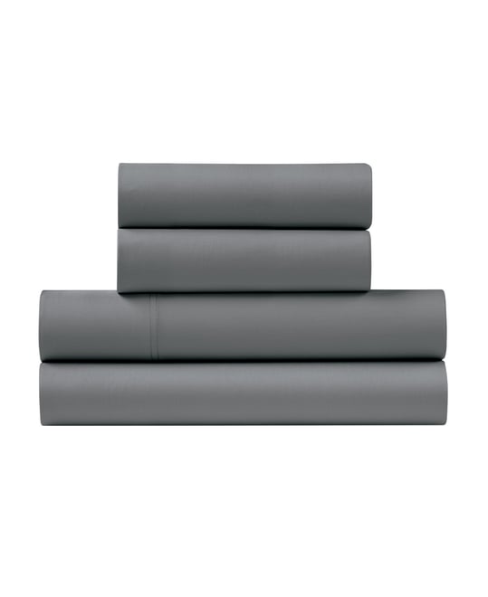 Percale Cool and Crisp 300 Thread Count 100% Cotton 4-Pc. Sheet Set, California King