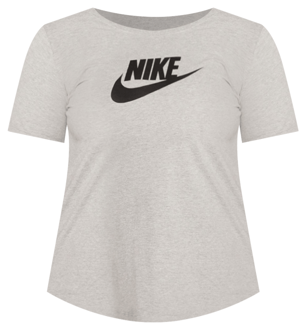 売れ筋商品|||ナイキ カットソー トップス レディース Plus Size Active Sportswear Essentials Short-Sleeve Logo T-Shirt Black/white Nike Plus Size Active Sportswear Essentials Short-Sleeve