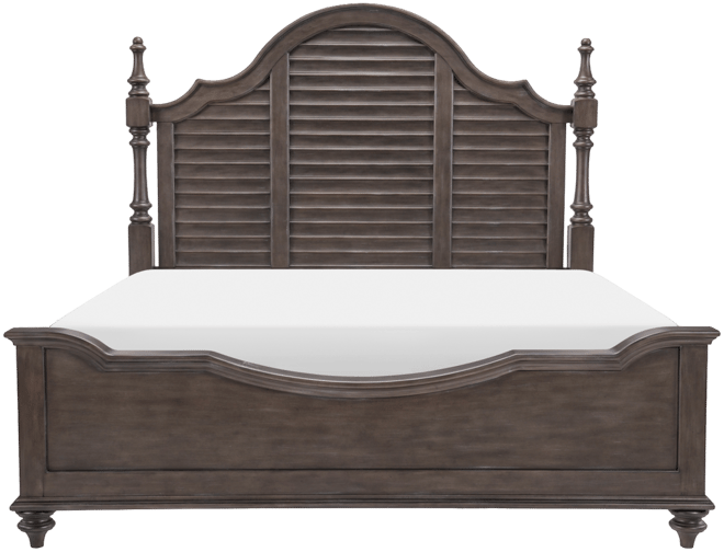 Mandeville Louvered King Bed