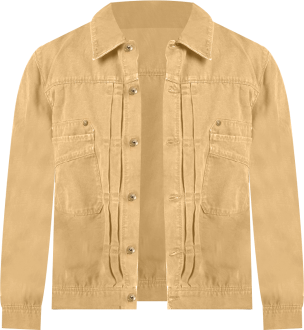 Men's Heavy Washed Canvas Trucker Jacket