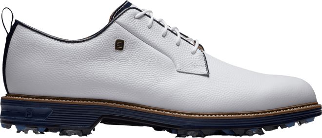 FootJoy Dryjoys Premiere Series Field Golf Shoes White/Navy 54396