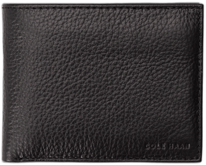 Men's Pebbled Leather Billfold