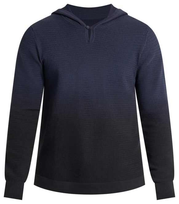 Men's 4-Way Stretch Die-Dyed Hooded Sweater