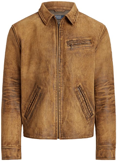 Leather Newsboy Jacket