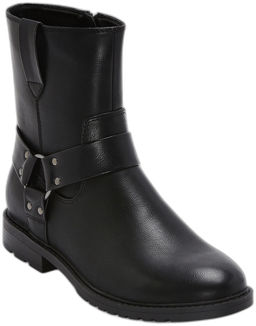 Frye and Co. Mens Flat Heel Motorcycle Boots Orson Color Black JCPenney