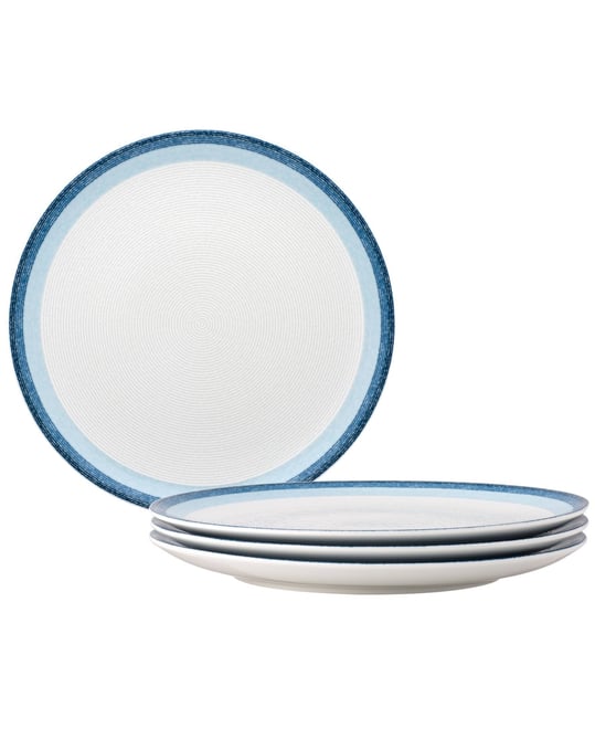 Colorscapes Layers Coupe Dinner Plate Set of 4, 11"