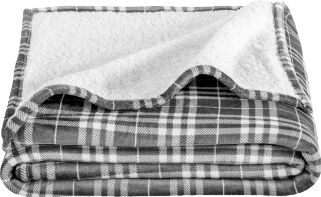 Fleece Sherpa Blanket, Twin/Twin Xl