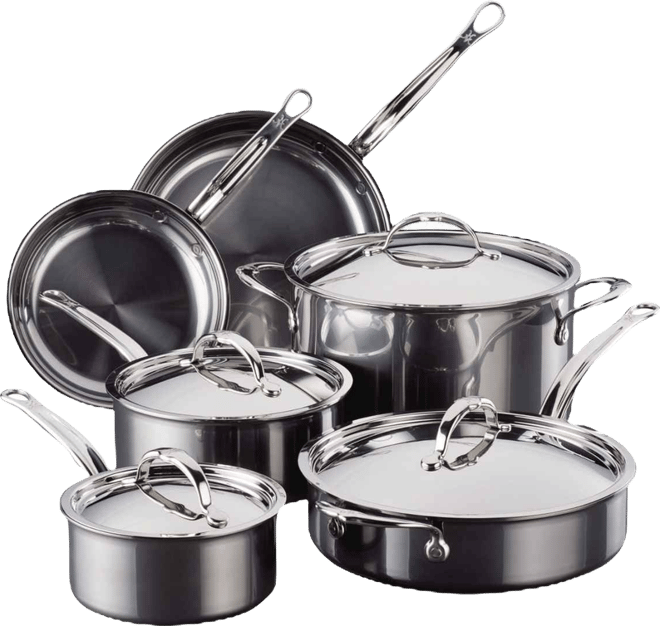 NanoBond Titanium Stainless Steel 10-Piece Cookware Set
