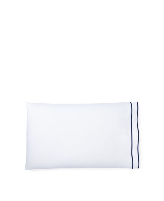 Spencer 300 Thread Count Sateen Border Pillowcase Pair, Standard