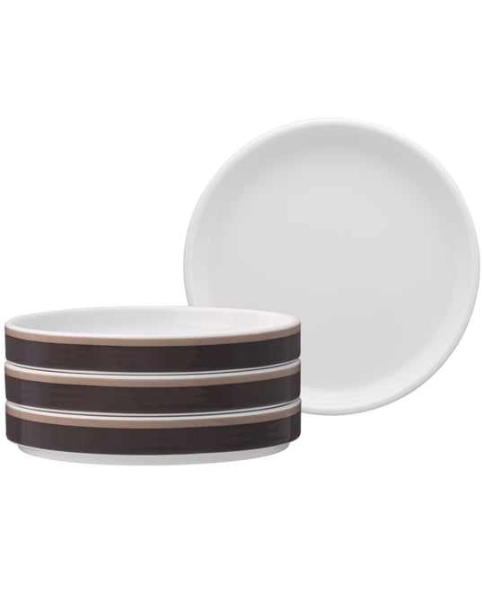 ColorStax Stripe Small Plates, Set of 4