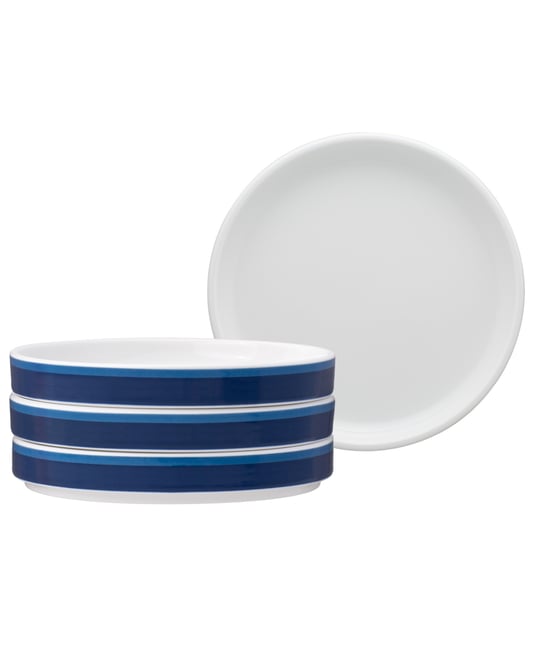 ColorStax Stripe Small Plates, Set of 4