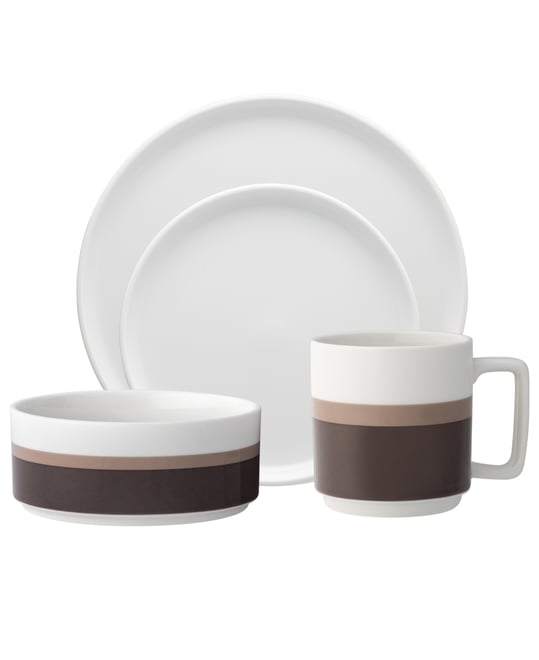 ColorStax Stripe Place Setting, 4 Piece