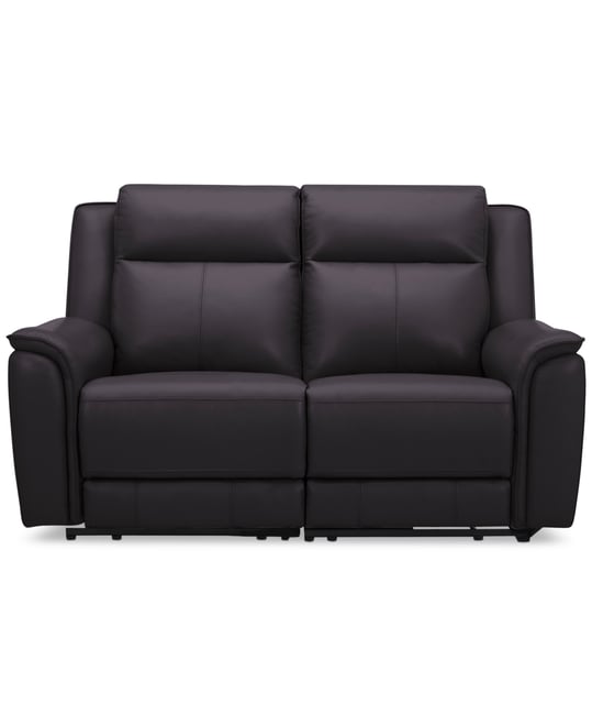 Addyson 64" 2-Pc. Leather Sofa with 2 Zero Gravity Recliners with Power Headrests, Created for Macy's