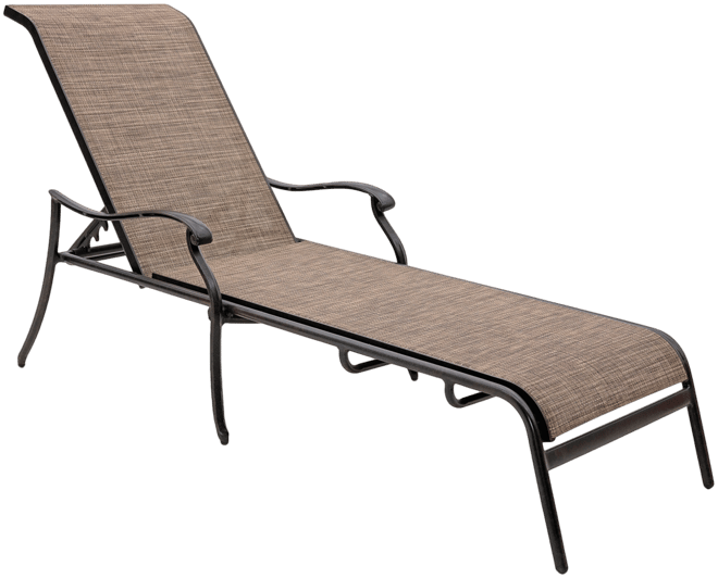 Wythburn Mix and Match Filigree Sling Outdoor Chaise Lounge, Created for Macy's
