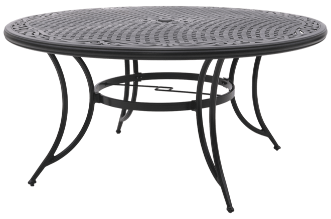 Wythburn Mix and Match 60" Round Cast Aluminum Outdoor Dining Table, Created for Macy's