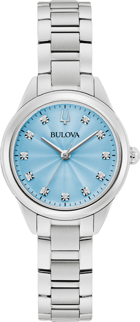 Women's Sutton Diamond Accent Stainless Steel Bracelet Watch 28mm