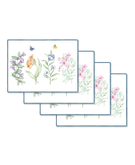 Butterfly Meadow Garden Cork Placemats, Set of 4