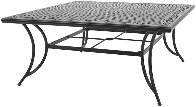 Wythburn Mix and Match 64" Square Cast Aluminum Outdoor Dining Table, Created for Macy's