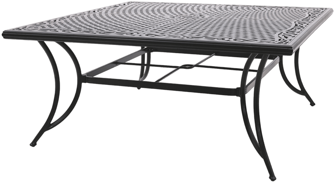 Wythburn Mix and Match 64" Square Cast Aluminum Outdoor Dining Table, Created for Macy's