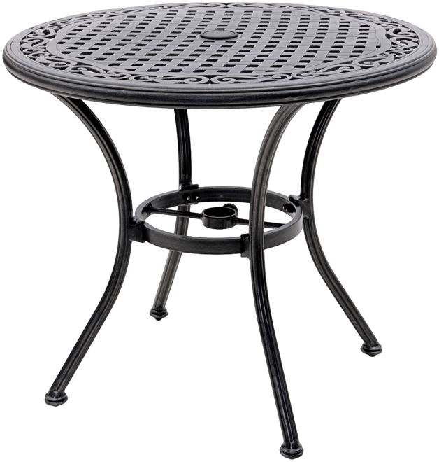 Wythburn Mix and Match 32" Round Cast Aluminum Outdoor Bistro Table, Created for Macy's