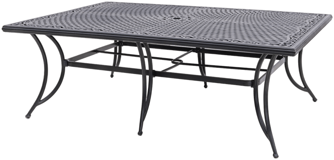 Wythburn Mix and Match 84" x 60" Cast Aluminum Outdoor Dining Table, Created for Macy's