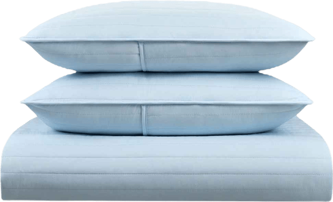 Host & Home Microfiber Quilt Set, Cozy Brushed Microfiber with Poly Fill, Sham(s) Included, 4 Popular Decor Color Choices, Full/Queen