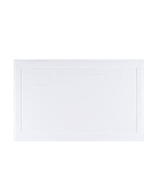 Host & Home Cotton Bath Rug, Stylish Textured Woven Design, Slip Resistant Backing, 5 Color Options, 20x32